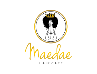 Maedae Hair Care logo design by GassPoll