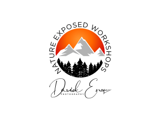 Nature Exposed Workshops - David Enos Photography logo design by Walv
