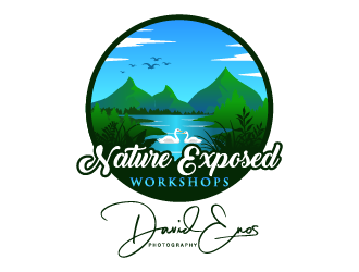 Nature Exposed Workshops - David Enos Photography logo design by Andri