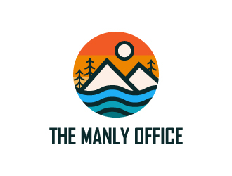 The Manly Office  logo design by akilis13