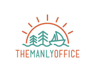 The Manly Office  logo design by akilis13