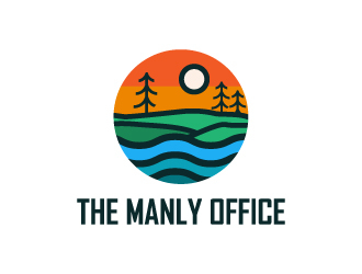 The Manly Office  logo design by akilis13