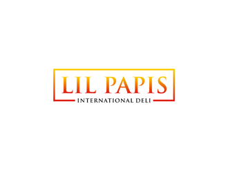 LIL PAPIS INTERNATIONAL DELI logo design by alby