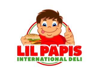 LIL PAPIS INTERNATIONAL DELI logo design by Kirito