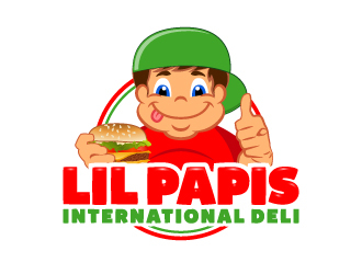 LIL PAPIS INTERNATIONAL DELI logo design by Kirito
