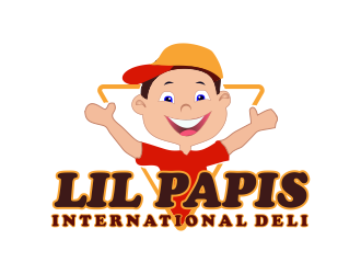 LIL PAPIS INTERNATIONAL DELI logo design by Mahrein