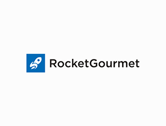 Rocket Gourmet logo design by DuckOn