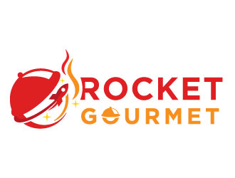 Rocket Gourmet logo design by Webphixo