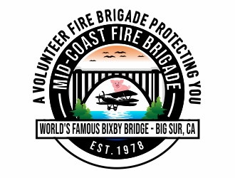 Mid-Coast Fire Brigade  logo design by hidro