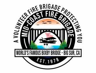 Mid-Coast Fire Brigade  logo design by hidro