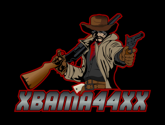 xBama44x logo design by Kruger