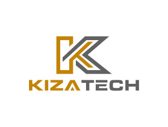 Kiza Tech logo design by pixalrahul