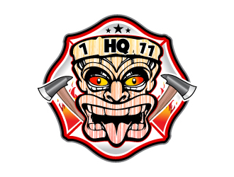 firefighter logo design by LucidSketch