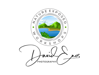Nature Exposed Workshops - David Enos Photography logo design by mutafailan