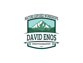 Nature Exposed Workshops - David Enos Photography logo design by Humhum