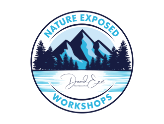 Nature Exposed Workshops - David Enos Photography logo design by done