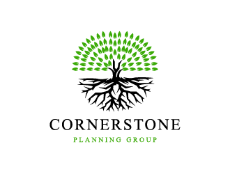 Cornerstone Planning Group logo design by czars