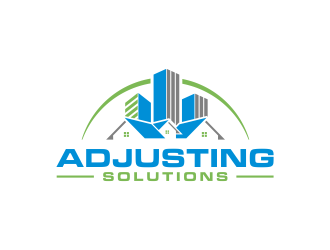 Adjusting Solutions logo design by GassPoll