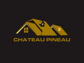 Chateau Pineau logo design by Greenlight