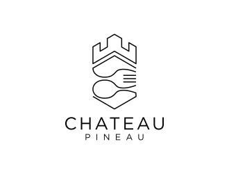Chateau Pineau logo design by Galfine