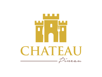 Chateau Pineau logo design by GassPoll