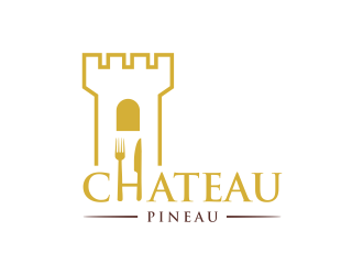 Chateau Pineau logo design by GassPoll