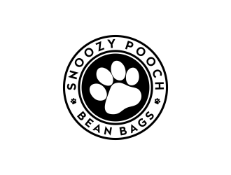 Snoozy Pooch Bean Bags logo design by RIANW