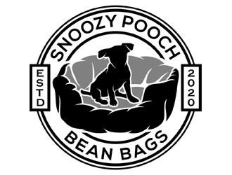 Snoozy Pooch Bean Bags logo design by MAXR