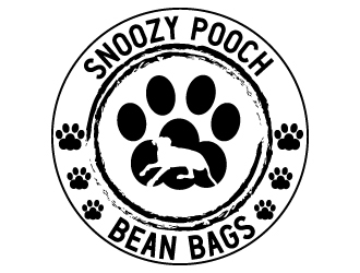 Snoozy Pooch Bean Bags logo design by Suvendu