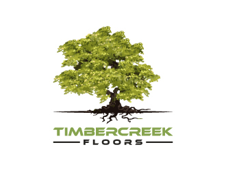 Timbercreek Floors logo design by aryamaity