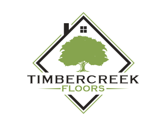 Timbercreek Floors logo design by Gwerth