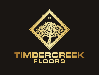 Timbercreek Floors logo design by BeDesign