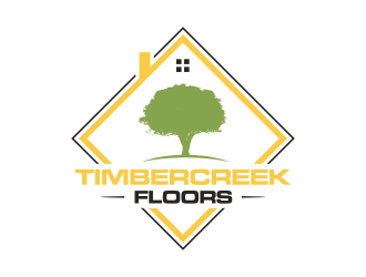 Timbercreek Floors logo design by GassPoll