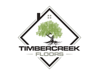 Timbercreek Floors logo design by GassPoll