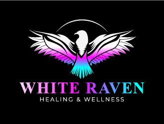 White Raven Healing & Wellness logo design by Suvendu