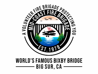 Mid-Coast Fire Brigade  logo design by hidro