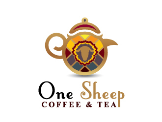 One Sheep Coffee & Tea logo design by alxmihalcea