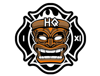 firefighter logo design by DreamLogoDesign