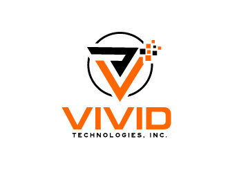 Vivid Technologies, Inc. logo design by iBal05