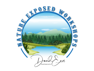Nature Exposed Workshops - David Enos Photography logo design by nona