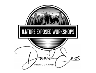 Nature Exposed Workshops - David Enos Photography logo design by aura