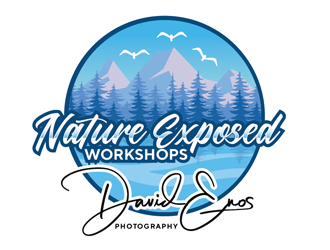 Nature Exposed Workshops - David Enos Photography logo design by Roma