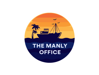 The Manly Office  logo design by dgenzdesigns