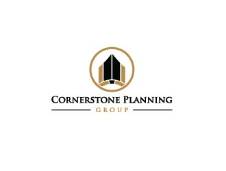 Cornerstone Planning Group logo design by GreenLamp