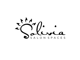 Solivia Salon Spaces logo design by GassPoll
