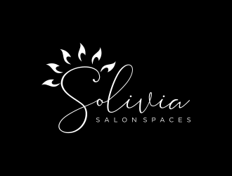 Solivia Salon Spaces logo design by GassPoll