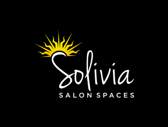 Solivia Salon Spaces logo design by alby