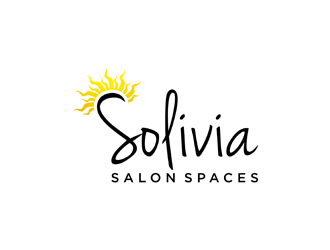 Solivia Salon Spaces logo design by alby