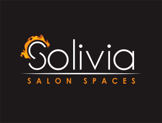 Solivia Salon Spaces logo design by YONK