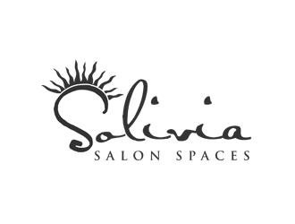 Solivia Salon Spaces logo design by gilkkj